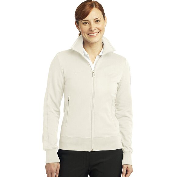 Ladies Nike Full zip Golf Track Jacket White - Picture 1 of 7